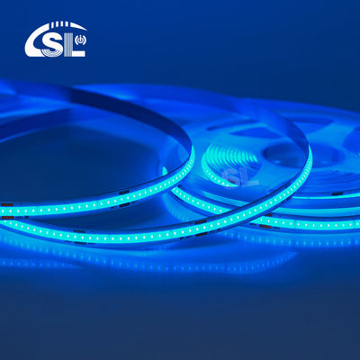 Electroplate COB 24v COB 320Ds 8mm Ra 85 Ice BLue Light Strip con una duración de 50000 horas