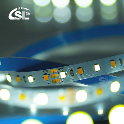 120LEDs CCT Led Strip Light 2700k-6500k 5/10M/Roll 12/24V DC Voltado de entrada DC 24V