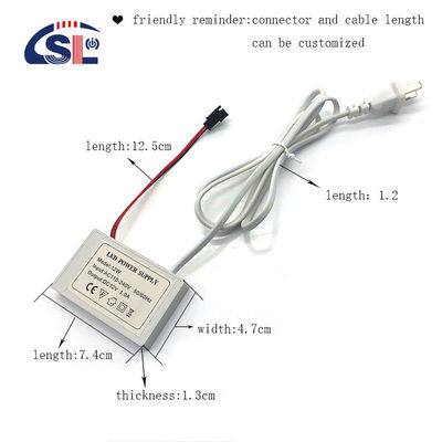 12V 1A 12W Conmutador especial de sensor táctil integrado personalizado para espejos de baños