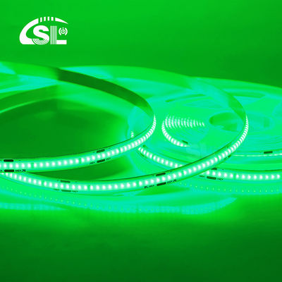 Electroplate COB 24v COB 320Ds 8mm Ra 85 Green LED Light Strip -20 - 45°C. La luz de la lámpara LED verde se puede utilizar en el caso de las lámparas de luz LED.