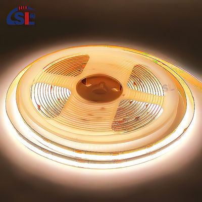Electroplate COB 24v COB 608Ds 8mm Ra 85 LED Light Strip 3000K-6500K Ideal para el uso residencial