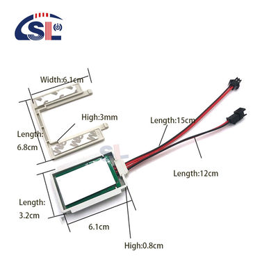 Interruptor de sensor táctil de encendido/apagado de oscurecimiento de un solo/tres colores para iluminación LED de espejos de baño