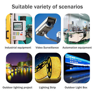 Transformador de luz LED de voltaje de entrada de 24V IP67 Inodoro para exteriores 60W 200W 400W 500W