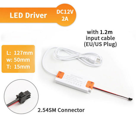 SL Handy Fuente de alimentación ligera LED controlador 12W 24W 36W 48W 60W para espejos de baño