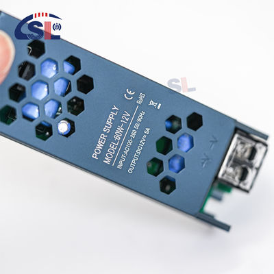 50-60Hz 60W 100W 150W 200W 300W 400W Fuente de alimentación SMPS ultra delgada y delgada con 3