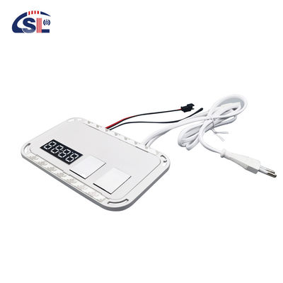 Desfogador de automatización inteligente 12V 5A 60W espejo LED táctil con pantalla de temperatura de tiempo