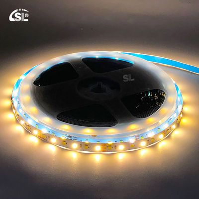 Líneas de luz LED de doble color SMD 2835 120D 8mm 1200-1600LM 2700K-6500K 35Copper Ra70