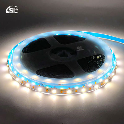 Líneas de luz LED de doble color SMD 2835 120D 8mm 1200-1600LM 2700K-6500K 35Copper Ra70