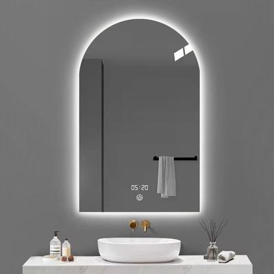 Hotel Casa Decoración de baño Diseño moderno pantalla táctil Espejo inteligente con luces LED y sensor