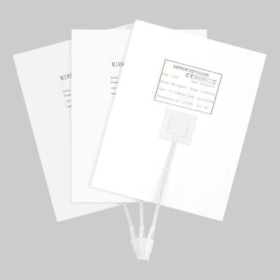 Material PET impermeable película desembarazadora de niebla para el espejo del baño 150mm * 200mm 10-20C