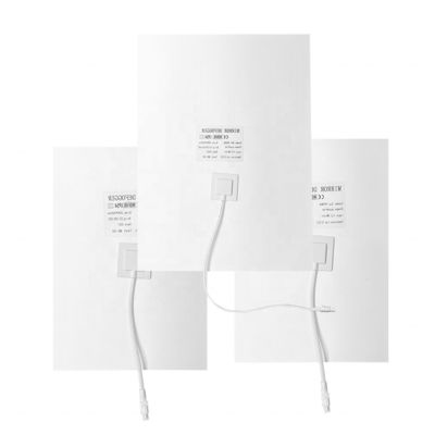 Película antiniebla PET de 200mm*300mm para espejo de baño Forma cuadrada 220-240V Material PET