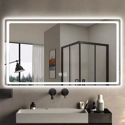 Espejo inteligente moderno con luces de LED de alta luminosidad Iluminadas y desembarazadas