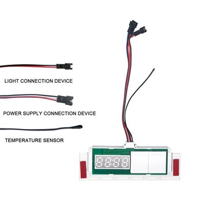 Interruptores inductivos de 60W Desempañador de luz LED con pantalla de temperatura de tiempo Sensor táctil Dimmer sin pasos