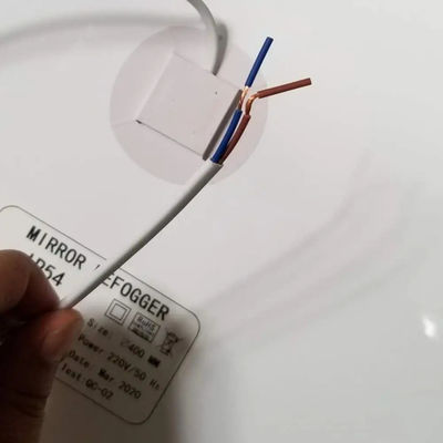 Película de calentamiento PET anti niebla de espejo de hotel con tamaño redondo ajustable y potencia de salida de 12w