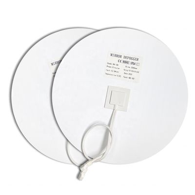 Hotel personalizado 12V 24V material PET resistente al agua película anti niebla para el espejo del baño 10-20 temperatura