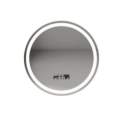 Espejo de baño LED con sensor grande con pantalla táctil y diseño libre de niebla