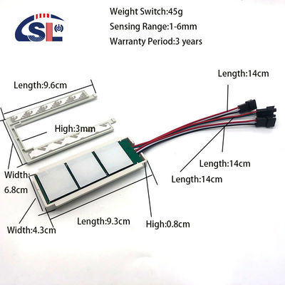 60W 5A DC12V Sensor de doble toque de un solo color Conmutador para LED inductivo de radar de espejo