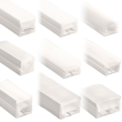 Luz de banda LED de neón cortable de separación de colores con fuente de alimentación 5V 12V 24V AC220V