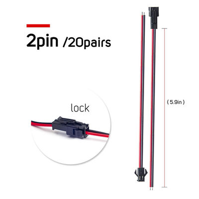 Cables de luz LED con conectores de cable masculino y femenino JST SM Estilo de diseño moderno