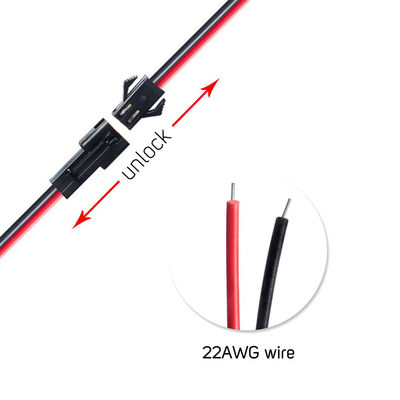 Cables de luz LED con conectores de cable masculino y femenino JST SM Estilo de diseño moderno