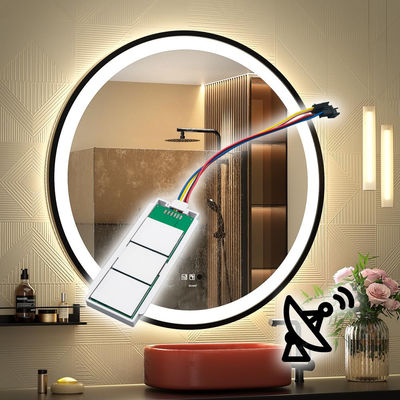 Nivel de atenuación Sí Personalizable 12V/24V 5A 60W/120W Rader PIR Sensor de movimiento Switch de luz LED Fuente de luz 1NO/1NC Switch Combinación Baño