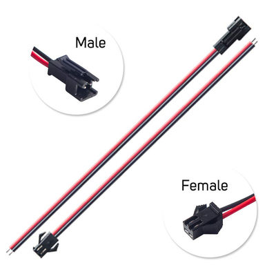 Cables de luz LED con conectores de cable masculino y femenino JST SM Estilo de diseño moderno