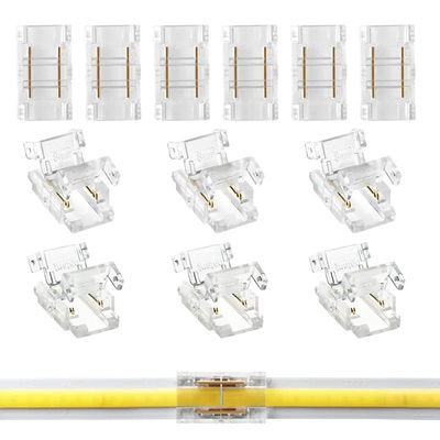 Medición ilimitada de la densidad de LED COB Conectores LED de banda a cable para conexión de 5 8 10 mm
