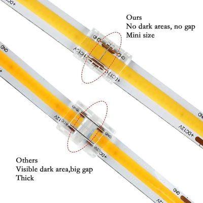 Medición ilimitada de la densidad de LED COB Conectores LED de banda a cable para conexión de 5 8 10 mm