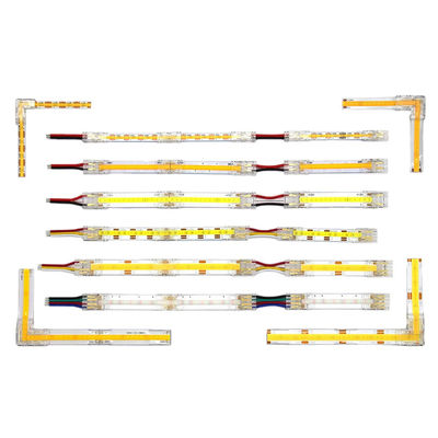 Hotel COB Mini LED Light Strip Conectores de alambre 2 Conexión de 3 pines sin soldadura CCT 5 8 10mm LED Conector de alambre de tira a tira