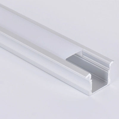 Perfil de aluminio LED plano montado en la pared de 17x8 mm para decoración de la casa e iluminación de la cocina