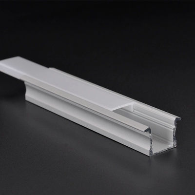 Perfil de aluminio LED plano montado en la pared de 17x8 mm para decoración de la casa e iluminación de la cocina