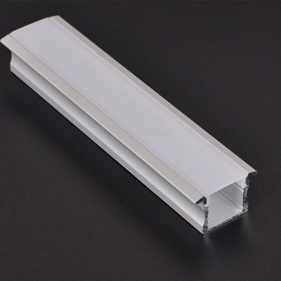 Perfil de aluminio LED plano montado en la pared de 17x8 mm para decoración de la casa e iluminación de la cocina