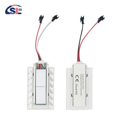 Desempañador LED de un solo color de 36W con interruptor de atenuación táctil inteligente de doble llave DC12V/5A