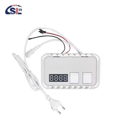 DC12V 5A 60W Sensor táctil de un solo color Conmutador LED Espejo táctil con pantalla de temperatura de tiempo