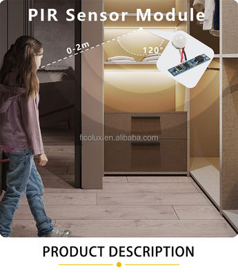 Controle sus luces convenientemente con el interruptor de sensor inteligente de barrido manual DC12V 5A 60W