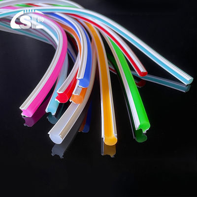 3- ODM/OEM Cuerdas de neón de gel de sílice puro DC12V DC24V IP67 a prueba de agua 120leds/m SMD 2835 Luzes de neón LED para exteriores e interiores