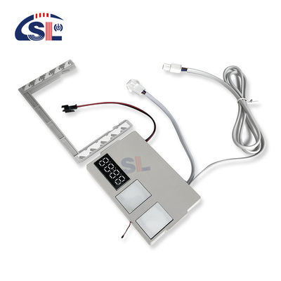 Control del sensor táctil LED de un solo / tres colores con pantalla de tiempo y temperatura 12W/24W/36W