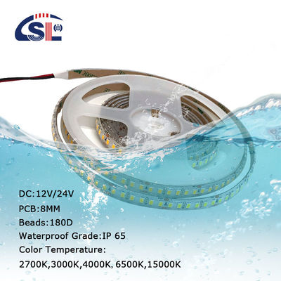 Espejos inteligentes Líneas de luz LED con electroplata de pegamento a gota resistente al agua y ancho de PCB de 8 mm