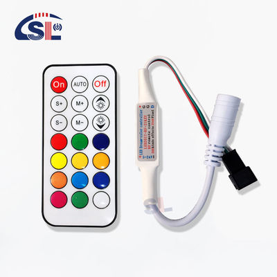120lm/w Soporte IC Tipo 12V 21 Claves RF Control remoto digital LED para WS2811 WS2812