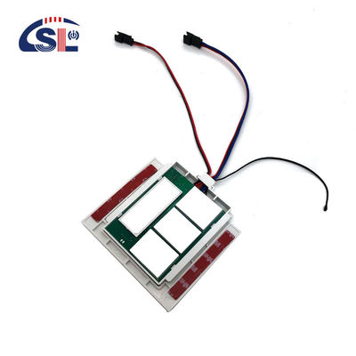 Conveniente DC12V SL Multi-función Divide tres botones de visualización de tiempo sensor táctil interruptor