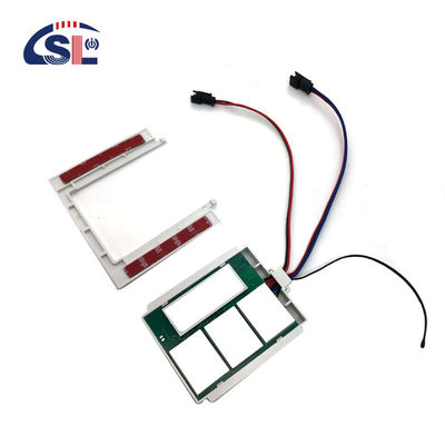 Conveniente DC12V SL Multi-función Divide tres botones de visualización de tiempo sensor táctil interruptor