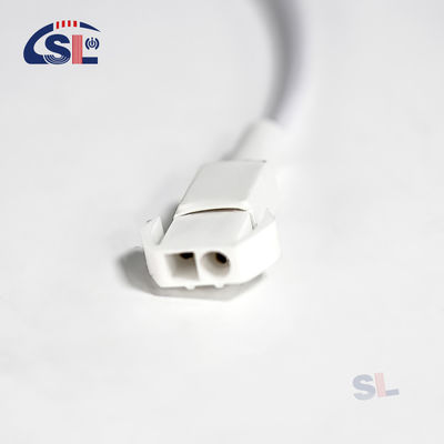 Interruptor de sensor táctil de color único de dos botones grandes integrados de 24 W para espejos de baño