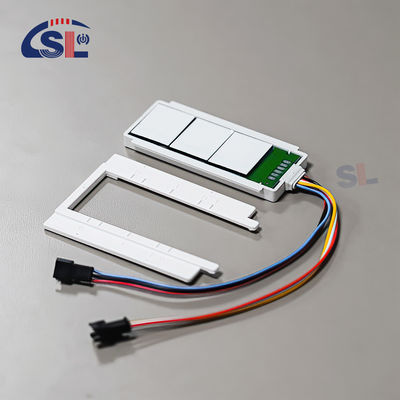 DC12V 12W Divide tres botones Sensor táctil de atenuación sin pasos para el espejo led del baño