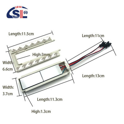 SL 12v Split Dos botones Tres colores LED Smart Defogger Sensor de interruptor táctil 11.8cm*6.6cm*1.3cm