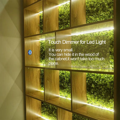 Voltado DC12V/24V Switch de control táctil de metal para atenuar la luz LED en el gabinete