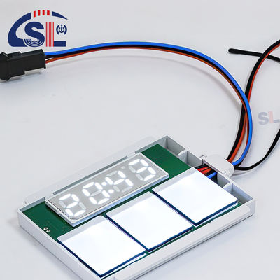 Interruptor de sensor táctil de encendido/apagado de oscurecimiento de un solo/tres colores para iluminación LED de espejos de baño