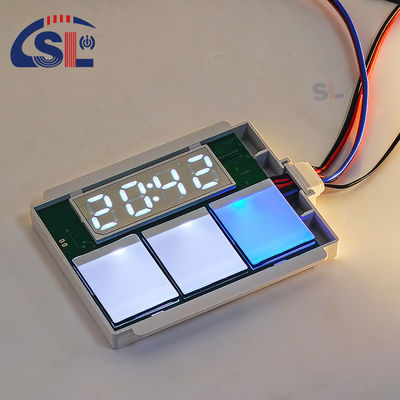 Interruptor de sensor táctil de encendido/apagado de oscurecimiento de un solo/tres colores para iluminación LED de espejos de baño