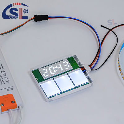Interruptor de sensor táctil de encendido/apagado de oscurecimiento de un solo/tres colores para iluminación LED de espejos de baño