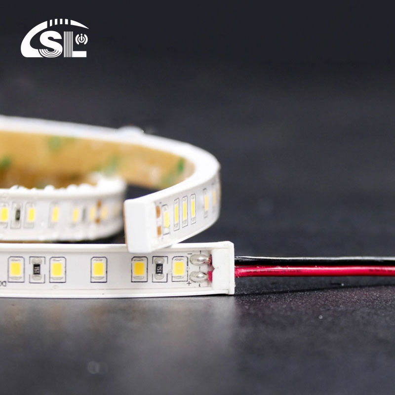 8mm PCB ancho 110v220v 10mm 180leds 3000K IP67 impermeable tablero de corte a presión SMD2835 luz de banda LED para hotel