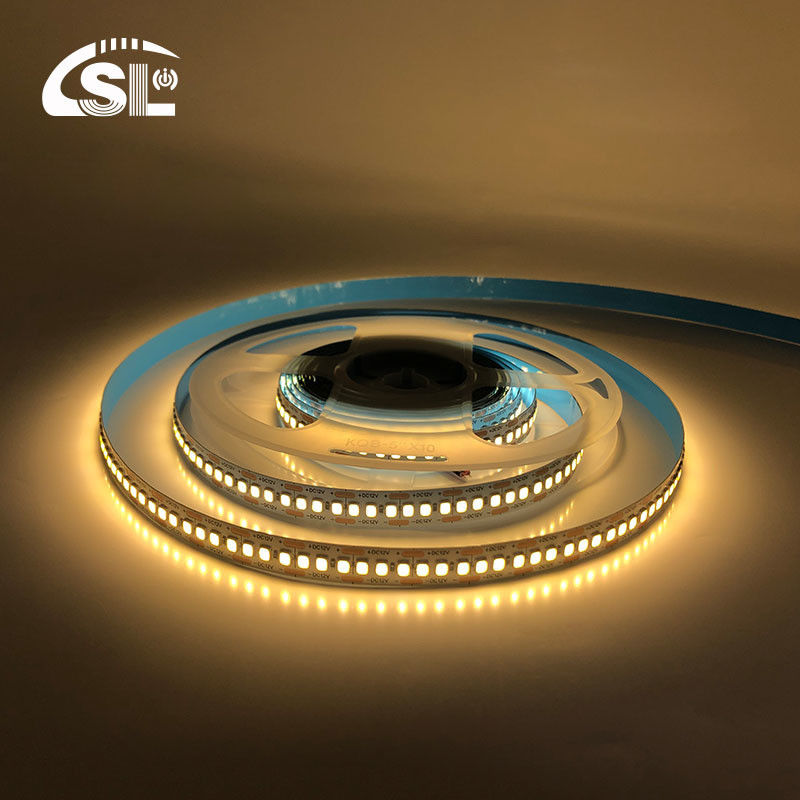 24V 240LEDs 10mm 3000K Tabla de corte en matriz blanca cálida SMD2835 Luz de banda LED para interiores